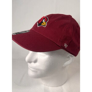 Arizona Cardinals NFL Hat Unisex RED One-Size Adjustable '47 Clean Up